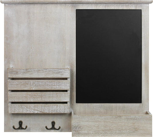 Wandorganizer 'Blackboard' 46,5x52,5x6cm mit Tafel, Ablagen und Metallhaken
