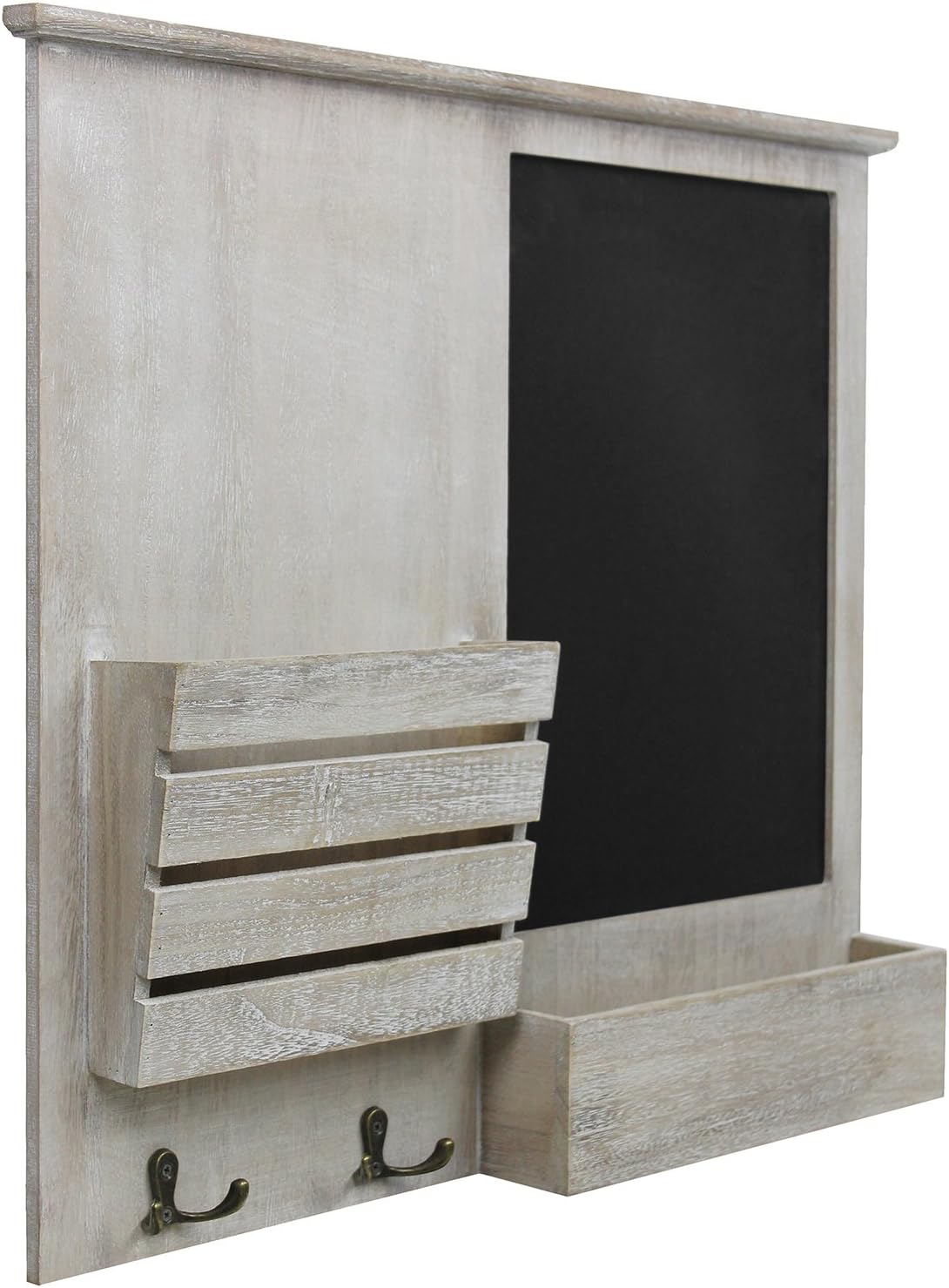 Wandorganizer 'Blackboard' 46,5x52,5x6cm mit Tafel, Ablagen und Metallhaken