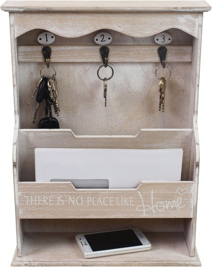 Wandorganizer 'Home' mit Schlüsselbrett und verschiedenen Ablagen, 30x40x10,8cm