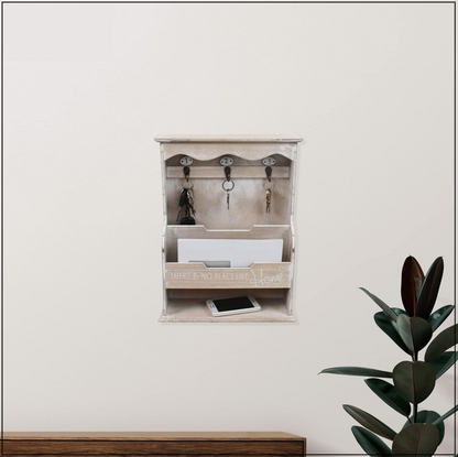 Wandorganizer 'Home' mit Schlüsselbrett und verschiedenen Ablagen, 30x40x10,8cm