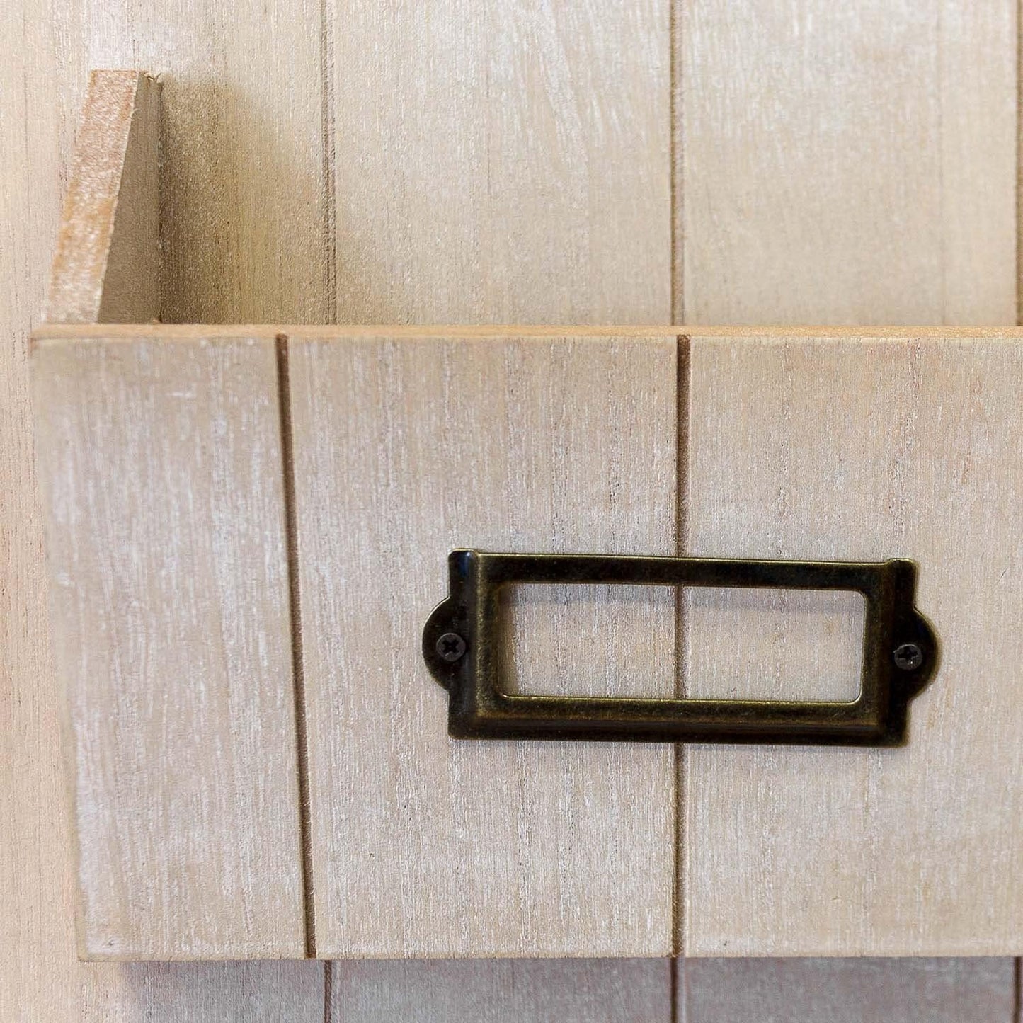 Wandorganizer - Memoboard mit Kreidetafel, Schlüsselbrett und 2 Holztaschen, 61x50x6cm